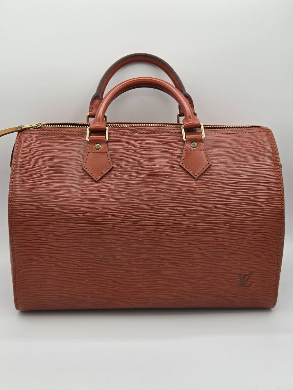 Louis Vuitton Speedy 30 – Epi Leather | Kenyan Fawn Brown | Vintage 1995 - Picture 5 of 12